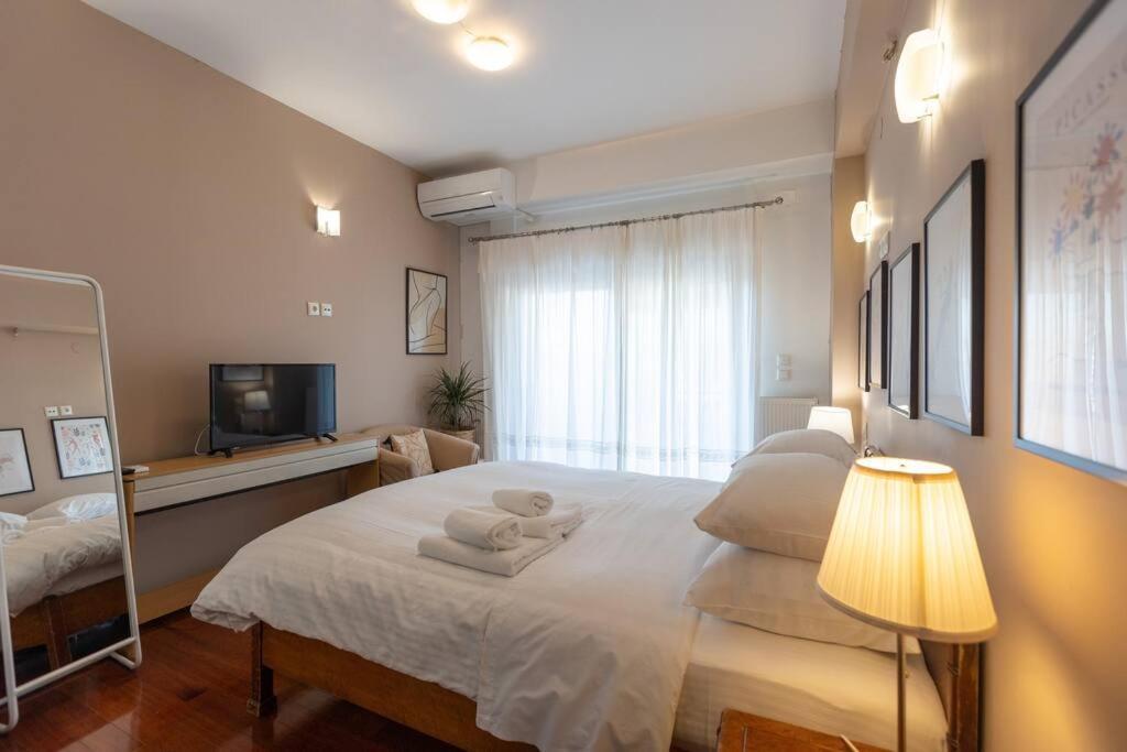 Apartamento Λάρισα Διαμέρισμα Με Θέα Πλατεία Στο Κέντρο Της Πόλης Exterior foto